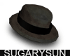 /su/ GREY FELT DERBY HAT