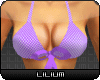 L* Liliac Dotty Bikini