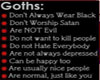 Goths are no different