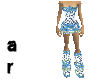 Blue FLoral Lace Fusion