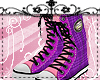 Tartan Kicks-Purple