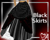Skirts w/ pants Black
