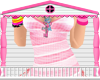 min l Cutie Pink Striped