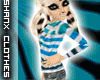 (sx) Blue stripes