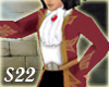 S22 Red Prince Long Coat