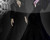 m> Dark Black Gown