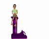 Jr*Purple L Letter Anima