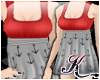 Anchor MiniDress- Red