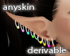 QE Elf Ears+Rings DRV