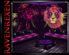 Black light UV room