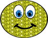 Gold smily face