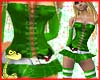 SnowBunny green outfit