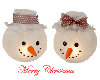 Mr & Mrs Snowman