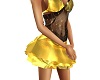 Gold Ruffled Skirt