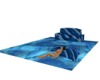 Blue  sofa bed