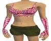 snake skin top
