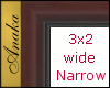 Derivable Picture Frame, 3x2 (wide, narrow)