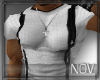 (FG) Strapped White-T