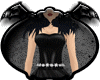 [C]Blk Snow Dreams Dress