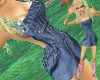Denim Cinched Overalls