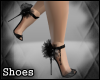 [TLZ]blk/slvr puff heels
