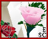 `SC Boutonniere Lt Pink