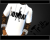 White Jordan Tee