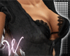 *W* Black Sweater Dress