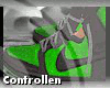 Green Nikes