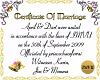 Marriage Cert April