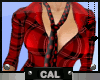 [Plaid Tie] Red