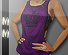 m> Val /Purple Loose Top