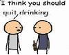 Animated beer sticker