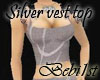 [Bebi] Silver vest top