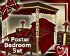 Burgundy Xmas Bedroom Set