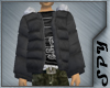 [SPY] Puffy Coat (Black)