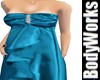 Hot Mommas Blue Silk