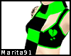 Green/Black Scarf