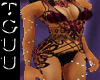 [TGUU] Deep pink black l