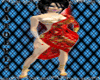 roman DG red outfit