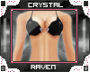 *R* PVC Bikini Black