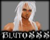 !B! White Rocker Hair