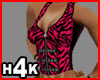 H4K - Halter Zebra Pink