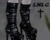 �Punked PVC Boots F V5