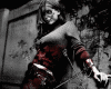 Girl with blood