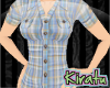 Fun Plaid Buttony Blue