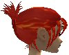Fire fringed updo