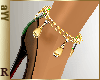 aYY- luxury gold scent bottle heart anklet right)
