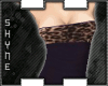 (S) Ruched Leopard