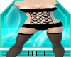 t| blk heart lace stocki